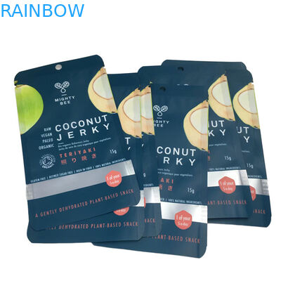 Sacchetti piatti Mylar Sacchetti di confezionamento a cocco con finestra chiara