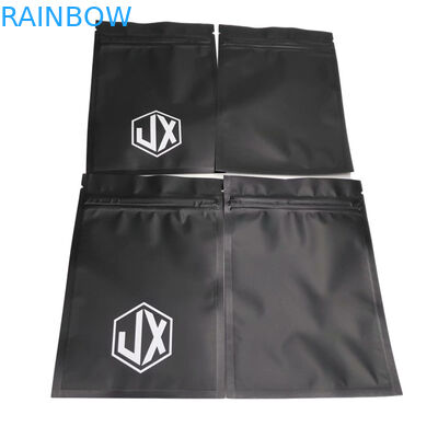 Matte nero trilaterale sigillo cavo USB sacchetti di imballaggio in plastica con cerniera