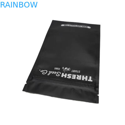 Matte nero trilaterale sigillo cavo USB sacchetti di imballaggio in plastica con cerniera