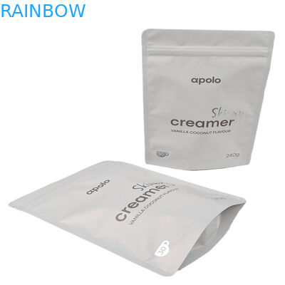 Fabbrica Fornitura di foglio di alluminio gomma Caramelle imballaggio Chiusura a prova di odore Stand Up Mylar Bag per Caffè Proteine Spezie Fl