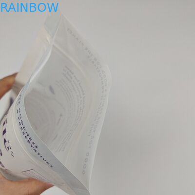 Campione gratuito Doypack riciclabile Zipper Kraft Paper Bag Custom Tea Bags Ziplock White Stand Up Bag