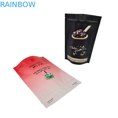 Borse di caffè Robusta personalizzate stampate con logo Food Grade Stand Up Zip Lock Coffee Chocolate Bag