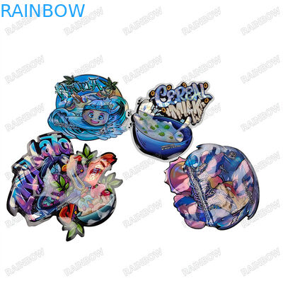 Colori CMYK Pantone 3.5g 7g 14g 28g Sacchetti di forma speciale con inchiostro ecologico per la stampa in incisione