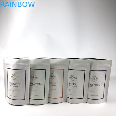 Metodo di spedizione negoziabile e valvola di disgasamento Sacchetto di carta Kraft Sacchetti di tè Imballaggio