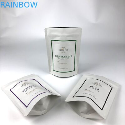 Metodo di spedizione negoziabile e valvola di disgasamento Sacchetto di carta Kraft Sacchetti di tè Imballaggio