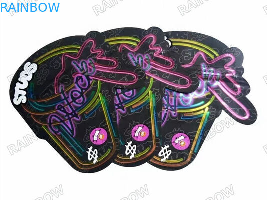 Imballaggio a prova di odore incenso a base di erbe Zip Lock Mylar CBD olio erba canapa sacchetti di stampa gravura