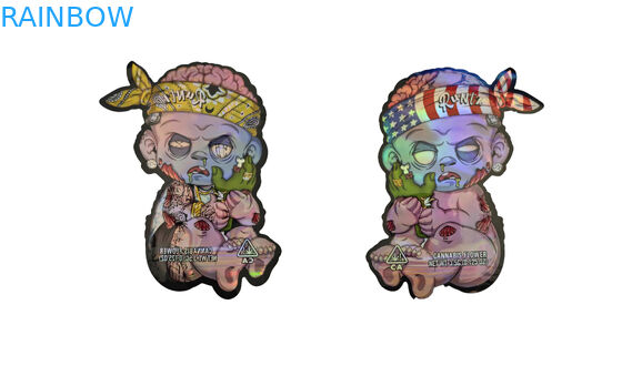 Imballaggio a prova di odore incenso a base di erbe Zip Lock Mylar CBD olio erba canapa sacchetti di stampa gravura