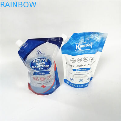 Borse in piedi riciclabili con diversi tipi di tappi per imballaggi ecologici