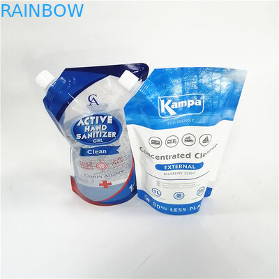 Borse in piedi riciclabili con diversi tipi di tappi per imballaggi ecologici