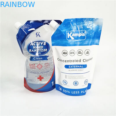 Borse in piedi riciclabili con diversi tipi di tappi per imballaggi ecologici