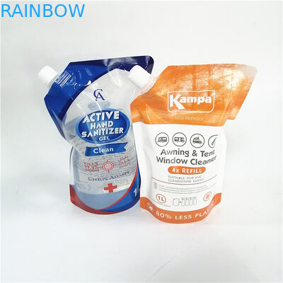 Borse in piedi riciclabili con diversi tipi di tappi per imballaggi ecologici