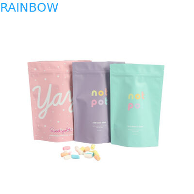 Sacchetti di frutta secca e snack confezionati con cerniera, carta di alluminio stampata su misura, impermeabile