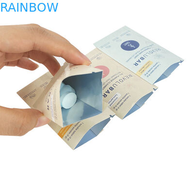 Materiale manico bianco sacchetti di carta personalizzati per le esigenze del cliente