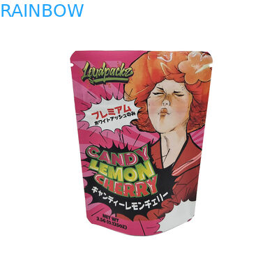 Imballaggio per incenso a base di erbe a colori personalizzato con sacchetti a prova di bambini