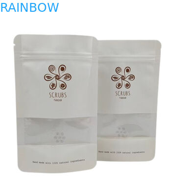 Tassa a cerniera trasparente di plastica con cerniera Standup Pouch Foil laminata Stampa digitale