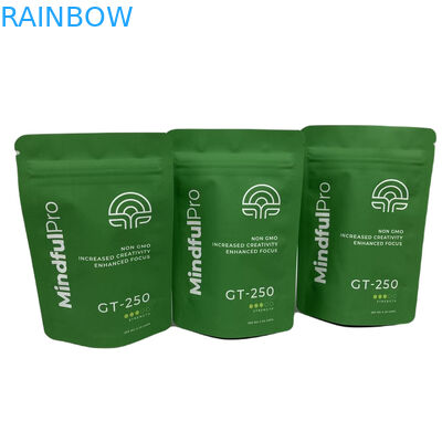 CYMK Color Herbal Incenso Imballaggio Folia di alluminio Stand Up Plastic Mylar Zipper Bag