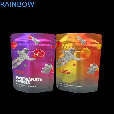 3.5 Grammi Sacchetti di plastica Imballaggio Etichetta personalizzata Biscotti CBD stampati