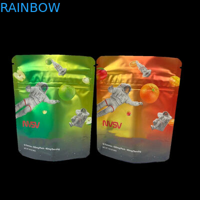 3.5 Grammi Sacchetti di plastica Imballaggio Etichetta personalizzata Biscotti CBD stampati