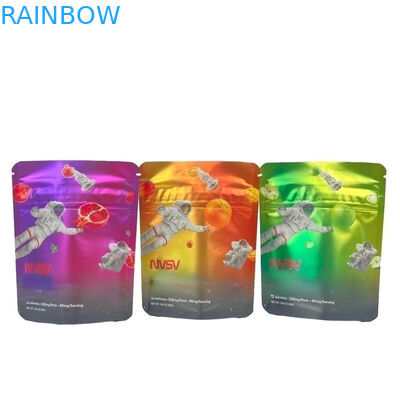 3.5 Grammi Sacchetti di plastica Imballaggio Etichetta personalizzata Biscotti CBD stampati