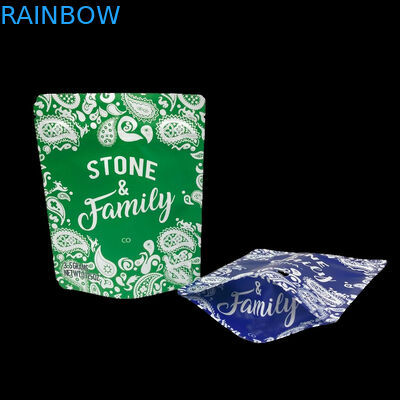 3.5 Grammi Sacchetti di plastica Imballaggio Etichetta personalizzata Biscotti CBD stampati