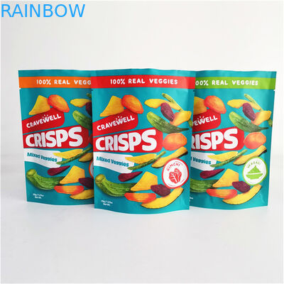Stampa digitale su misura Ziplock Edibili Stand Up Packaging BagsPer alimenti a base di noci
