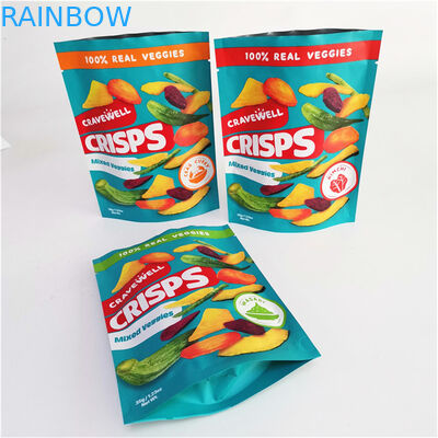 Stampa digitale su misura Ziplock Edibili Stand Up Packaging BagsPer alimenti a base di noci