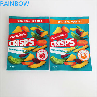 Stampa digitale su misura Ziplock Edibili Stand Up Packaging BagsPer alimenti a base di noci