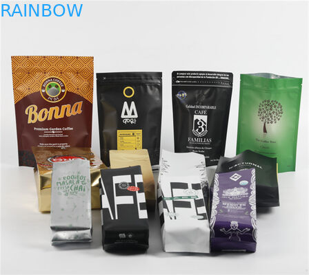Sacchetti di imballaggio in alluminio a prova di odore per semi di caffè per 250G 500G 1KG