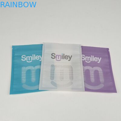 Ingrosso riciclabile a tre lati sigillato Mylar Packaging Dent Aligner per la cura dei denti con cerniera