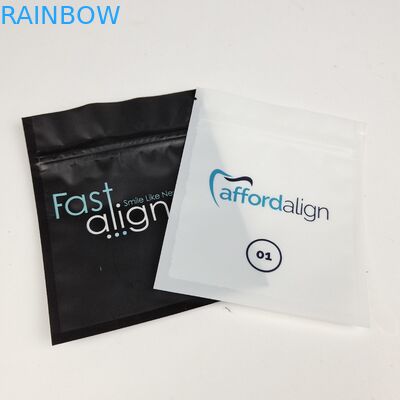 Ingrosso riciclabile a tre lati sigillato Mylar Packaging Dent Aligner per la cura dei denti con cerniera