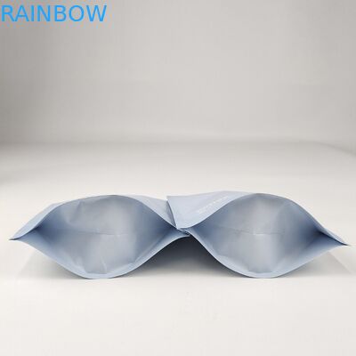 Eco-friendly Stand Up Bag Bag Food Grade Zip Lock Heat Seal Stampato Biodegradabile Custom Food Kraft Paper Bag