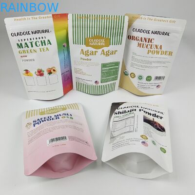Sottile Top Quality Logo personalizzato Stampato Snack alimentare ecologico Mylar Sachet Sacchetto di imballaggio
