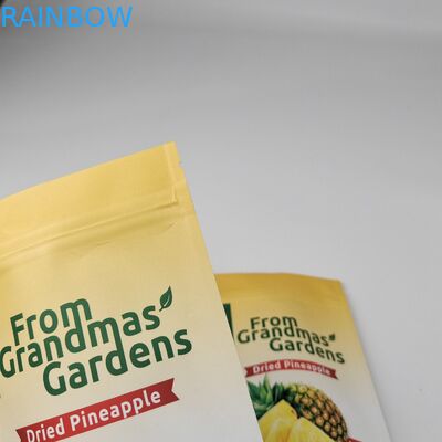 Eco-friendly Custom Digital Printing Stand Up Bag Tear Notch Frutta secca Noci di cashew Imballaggio in sacchetto di plastica