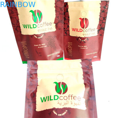 Produttori al dettaglio di stampa digitale personalizzata Sacchetti di imballaggio a prova di umidità a prova di odore per chicchi di caffè 250G 500G