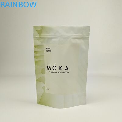 Spa di etichetta privata sacchetto di imballaggio di sale naturale da bagno personalizzato stampato digitale stand up ziplock sacchetto Mylar per la pulizia del corpo sacchetto