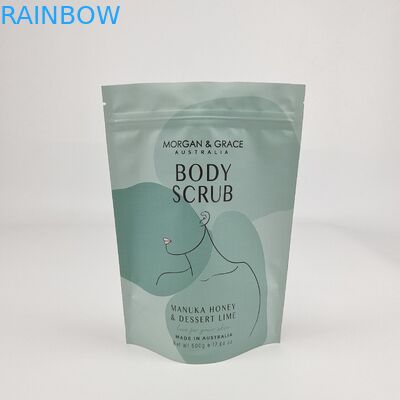 Personalizzare sacchetto stampato in piedi 50g 100g 250g 1kg sale da bagno corpo scrub sale da bagno imballaggio sacchetti ziplock