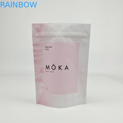 Al dettaglio confezioni stampate su misura con confezioni per bambini 100g 250g 500g sacchetto per la pulizia del corpo sacchetto per il sale da bagno