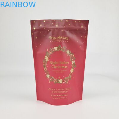 Chiusura a cerniera riciclabile Portafogli in alluminio corpo scrub godetevi il bagno spa immersione sale marino umidità prova di plastica Packagin