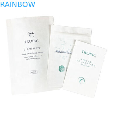 Logo personalizzato Carta Kraft Bianca Eco-Friendly Mango in Polvere Noci Alimenti per animali da compagnia Ferriera biodegradabile Imballaggio in carta antiodore P