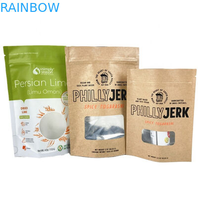 Tasse di carta kraft per manghi in polvere Comestibili Noci per biscotti Alimenti per animali da compagnia Tè ecologico Tasse di carta a prova di odore