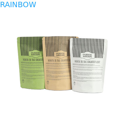 Tasse di carta kraft per manghi in polvere Comestibili Noci per biscotti Alimenti per animali da compagnia Tè ecologico Tasse di carta a prova di odore