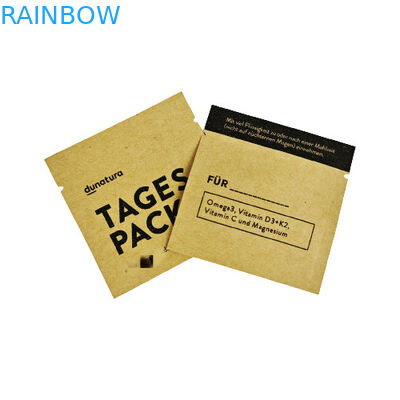 Sacchetti per campioni di caffè e tè personalizzati 8x8 cm Sacchetto di carta Kraft riciclabile