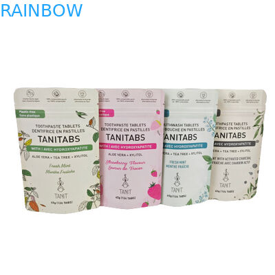 Sacchetti per campioni di caffè e tè personalizzati 8x8 cm Sacchetto di carta Kraft riciclabile