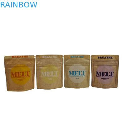 Sacchetti per campioni di caffè e tè personalizzati 8x8 cm Sacchetto di carta Kraft riciclabile