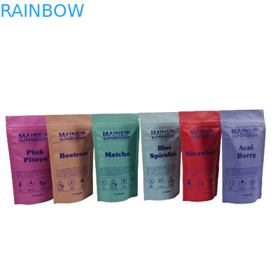 Borse Mylar stampate digitalmente a prova di odore, confezionamento in polvere di caffè, confezionamento in possesso di una borsa a chiusura a zip, con foglio di alluminio