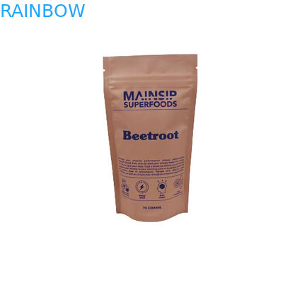 Borse Mylar stampate digitalmente a prova di odore, confezionamento in polvere di caffè, confezionamento in possesso di una borsa a chiusura a zip, con foglio di alluminio