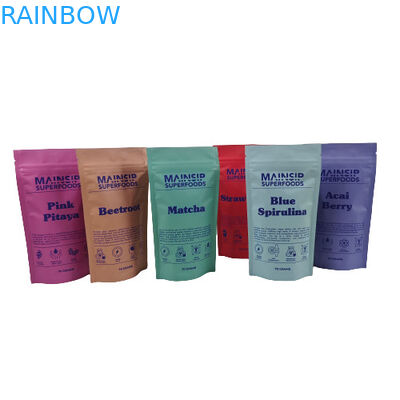 Sacchetti di imballaggio per biscotti a prova d'odore personalizzati con chiusura a cerniera e sacchetti di plastica con foglio di alluminio