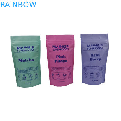 Sacchetti di imballaggio per biscotti a prova d'odore personalizzati con chiusura a cerniera e sacchetti di plastica con foglio di alluminio