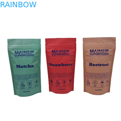 Sacchetti di imballaggio per biscotti a prova d'odore personalizzati con chiusura a cerniera e sacchetti di plastica con foglio di alluminio