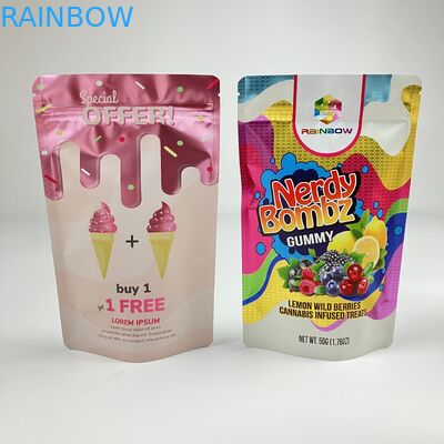 Fabbrica direttamente su misura Ricapribile Zip Lock Bag VMPET Proof Odor Food Grade Stand Up Zipper Bag